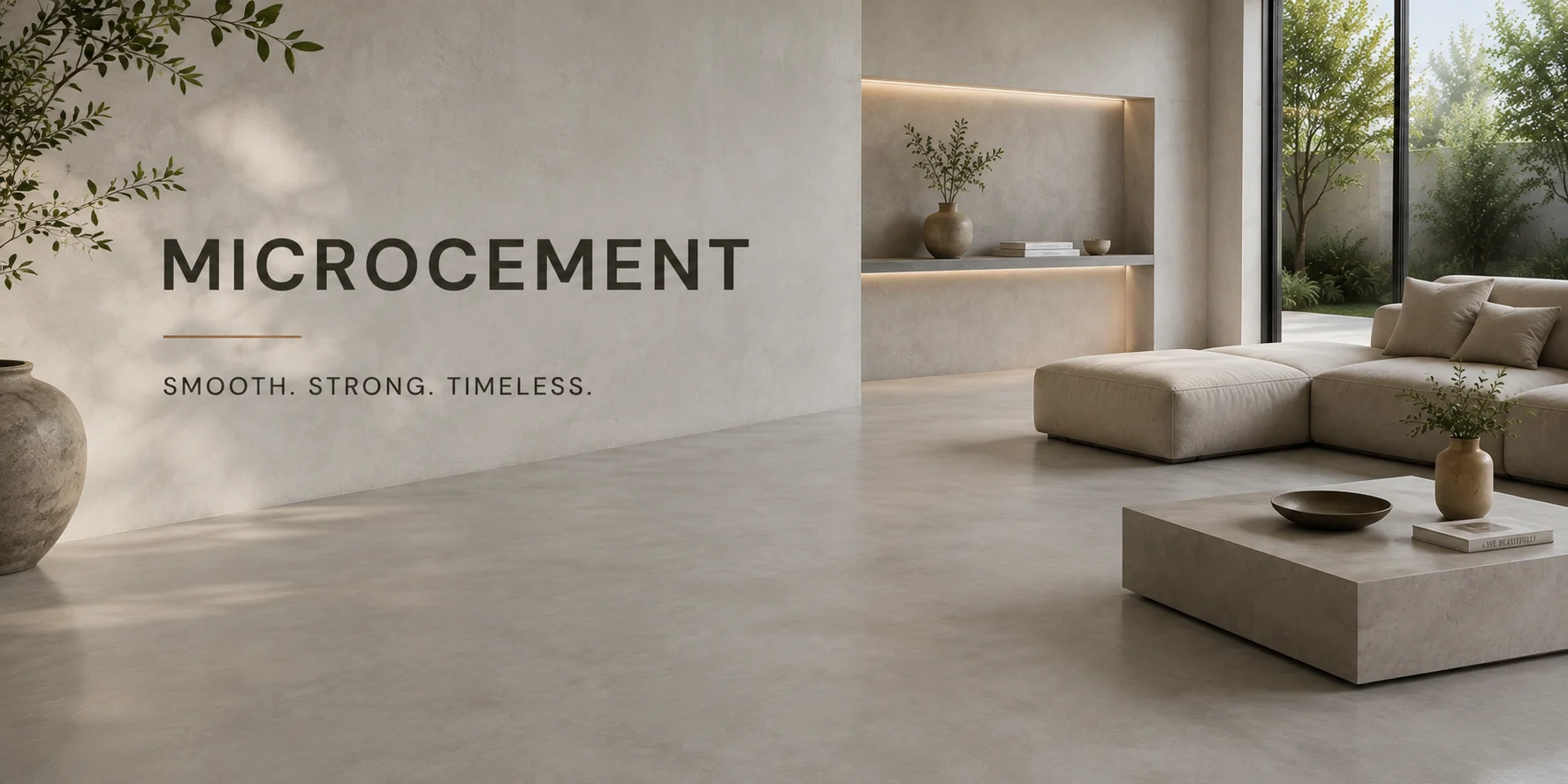 Microcement Texture banner
