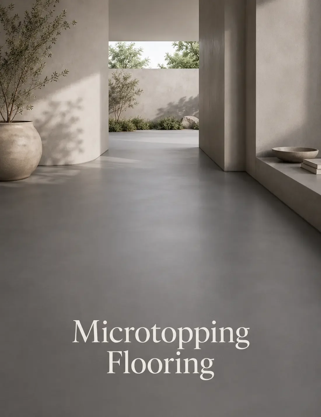 Microtopping Flooring Apply