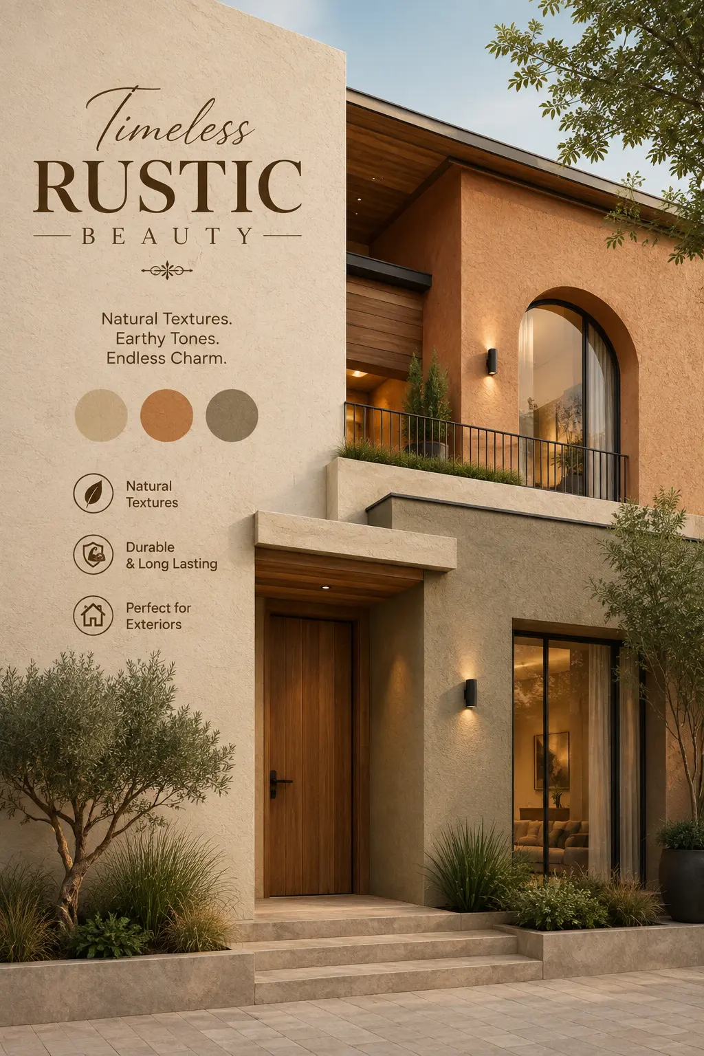 Rustic Texture Exterior wall